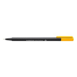 Tűfilc, 0,3 mm, STAEDTLER "Triplus", napsárga