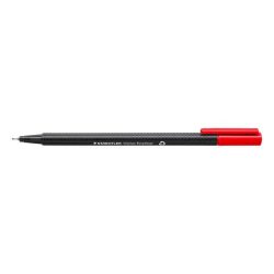 Tűfilc, 0,3 mm, STAEDTLER "Triplus", piros