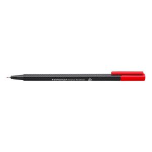 Tűfilc, 0,3 mm, STAEDTLER "Triplus", piros