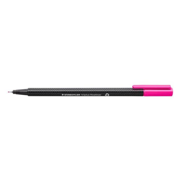 Tűfilc, 0,3 mm, STAEDTLER "Triplus", magenta