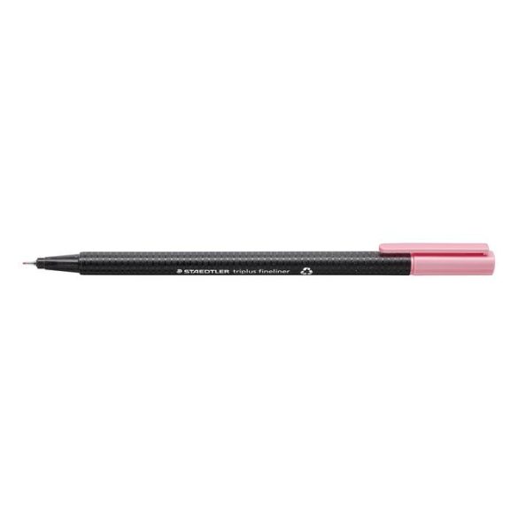 Tűfilc, 0,3 mm, STAEDTLER "Triplus", rózsaszín
