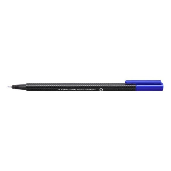 Tűfilc, 0,3 mm, STAEDTLER "Triplus", kék