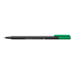 Tűfilc, 0,3 mm, STAEDTLER "Triplus", zöld