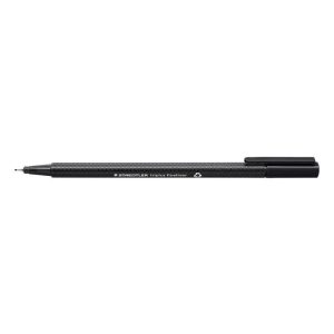 Tűfilc, 0,3 mm, STAEDTLER "Triplus", fekete