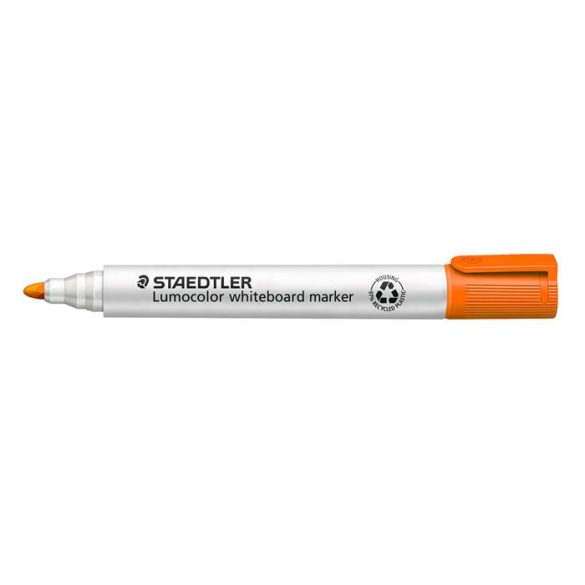 Táblamarker, 2 mm, kúpos, STAEDTLER "Lumocolor 351", narancssárga