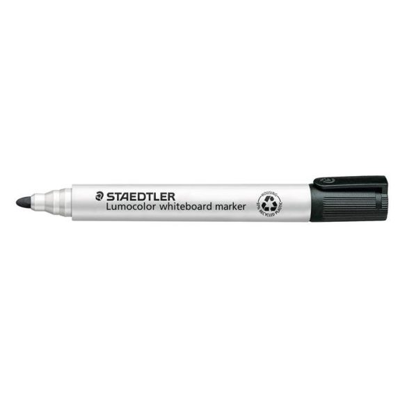 Táblamarker, 2 mm, kúpos, STAEDTLER "Lumocolor 351", fekete