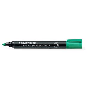 Alkoholos marker, 2 mm, kúpos, STAEDTLER "Lumocolor 352", zöld