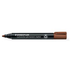   Alkoholos marker, 2 mm, kúpos, STAEDTLER "Lumocolor 352", barna
