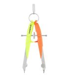 Körző készlet, precíziós, 2 darabos, STAEDTLER "Mars Comfort Neon", neon sárga/narancs