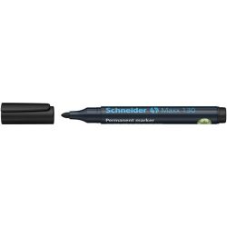   Alkoholos marker, 1-3 mm, kúpos, SCHNEIDER "Maxx 130", fekete
