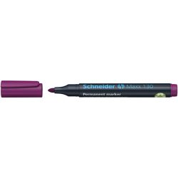   Alkoholos marker, 1-3 mm, kúpos, SCHNEIDER "Maxx 130", lila
