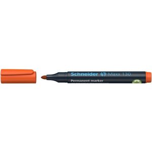 Alkoholos marker, 1-3 mm, kúpos, SCHNEIDER "Maxx 130", narancssárga