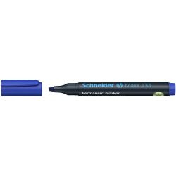   Alkoholos marker, 1-4 mm, vágott, SCHNEIDER "Maxx 133", kék