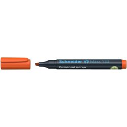   Alkoholos marker, 1-4 mm, vágott, SCHNEIDER "Maxx 133", narancssárga