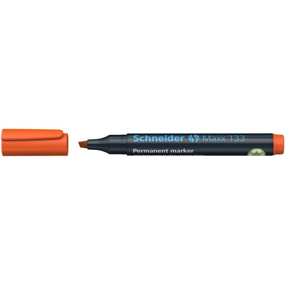 Alkoholos marker, 1-4 mm, vágott, SCHNEIDER "Maxx 133", piros