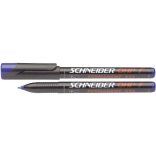 Alkoholos marker, OHP, 0,7 mm, SCHNEIDER "Maxx 222 F", fekete