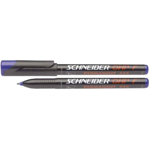 Alkoholos marker, OHP, 0,7 mm, SCHNEIDER "Maxx 222 F", kék