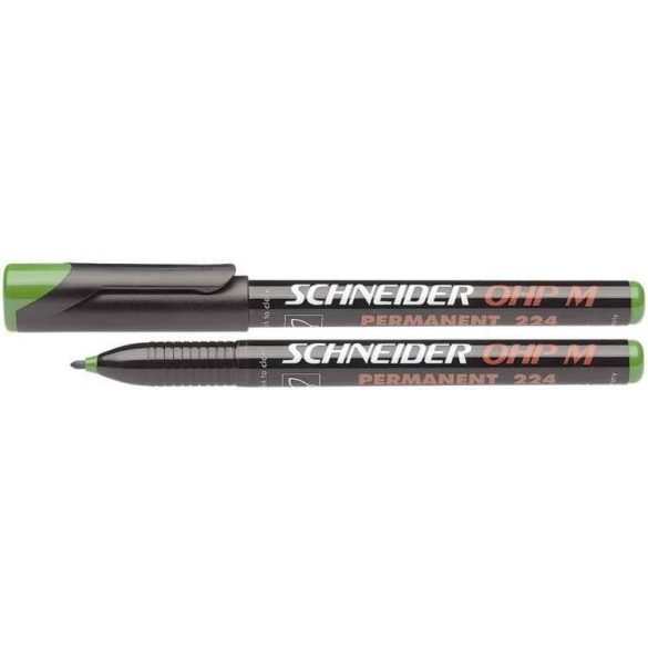 Alkoholos marker, OHP, 1 mm, SCHNEIDER "Maxx 224 M", fekete