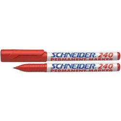   Alkoholos marker, 1-2 mm, kúpos, SCHNEIDER "Maxx 240", piros