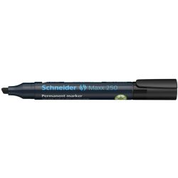   Alkoholos marker, 2-7 mm, vágott, SCHNEIDER "Maxx 250", fekete