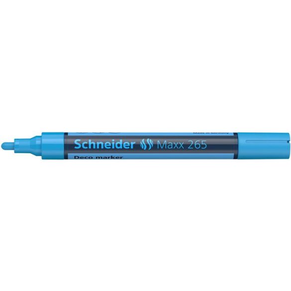 Krétamarker, 2-3 mm, SCHNEIDER "Maxx 265", világos kék