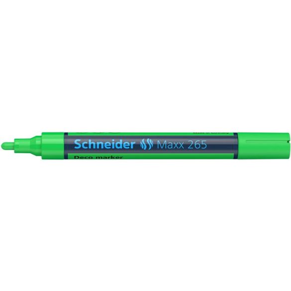 Krétamarker, 2-3 mm, SCHNEIDER "Maxx 265", világos zöld
