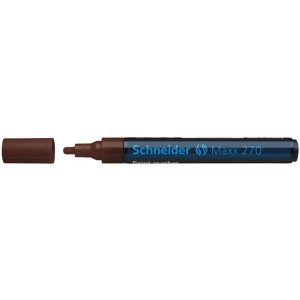 Lakkmarker, 1-3 mm, SCHNEIDER "Maxx 270", barna