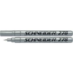 Lakkmarker, 0,8 mm, SCHNEIDER "Maxx 278", ezüst