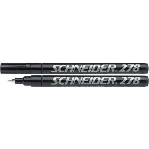 Lakkmarker, 0,8 mm, SCHNEIDER "Maxx 278", fekete