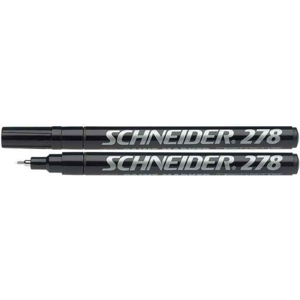 Lakkmarker, 0,8 mm, SCHNEIDER "Maxx 278", fekete