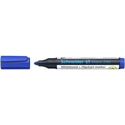   Tábla- és flipchart marker, 2-3 mm, kúpos, SCHNEIDER "Maxx 290", kék