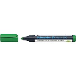   Tábla- és flipchart marker, 2-3 mm, kúpos, SCHNEIDER "Maxx 290", zöld