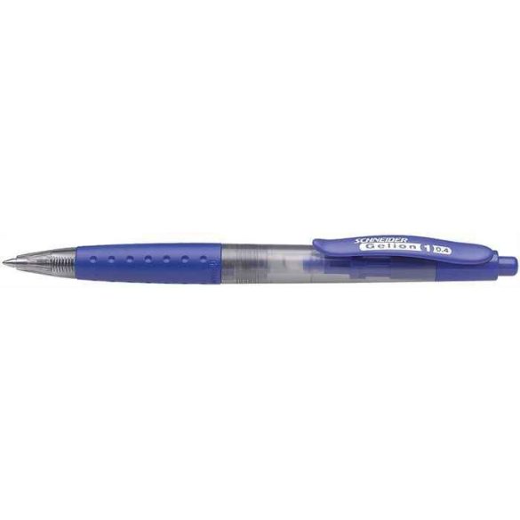 Zseléstoll, 0,4 mm, nyomógombos, SCHNEIDER "Gelion 1", kék
