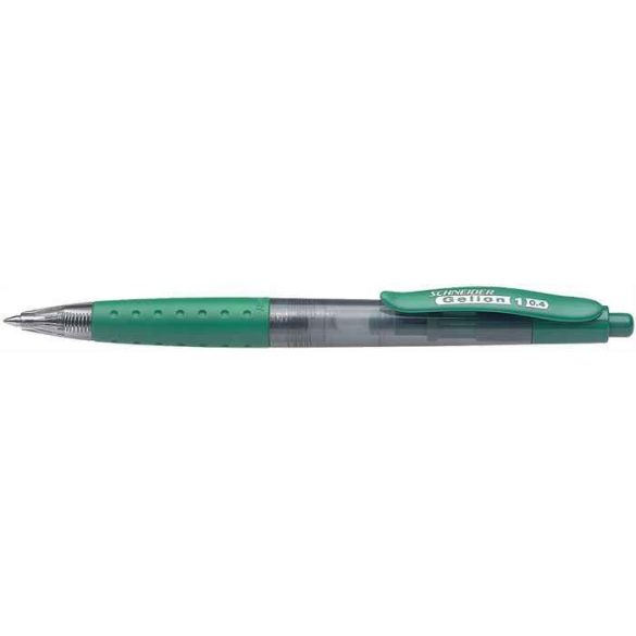 Zseléstoll, 0,4 mm, nyomógombos, SCHNEIDER "Gelion 1", zöld