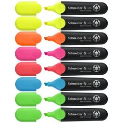   Szövegkiemelő készlet, 1-5 mm, SCHNEIDER "Job 150", 8 szín
