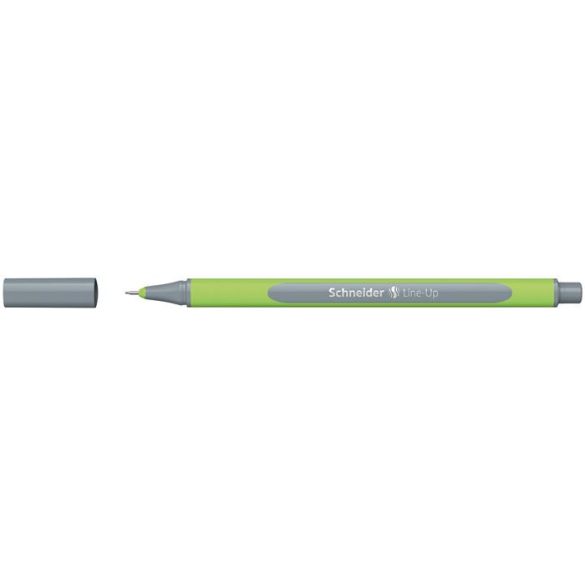 Tűfilc, 0,4 mm, SCHNEIDER "Line-Up", ezüstszürke