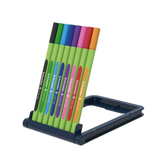 Tűfilc készlet, 0,4 mm, SCHNEIDER "Line-Up", 8 különböző szín