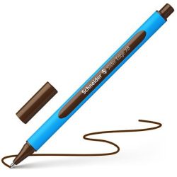   Golyóstoll, 0,7 mm, kupakos, SCHNEIDER "Slider Edge XB", barna