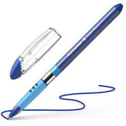   Golyóstoll, 0,7 mm, kupakos, SCHNEIDER "Slider Basic XB", kék