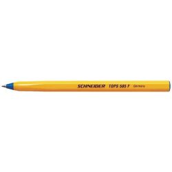   Golyóstoll, 0,3 mm, kupakos, SCHNEIDER "Tops 505 F", kék