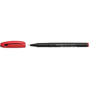 Tűfilc, 0,4 mm, SCHNEIDER "Topliner 967", piros
