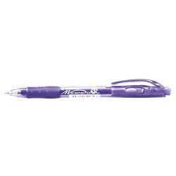   Golyóstoll, 0,38 mm, nyomógombos, STABILO "Marathon", lila