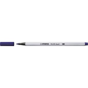 Ecsetirón, STABILO "Pen 68 brush", sötétkék