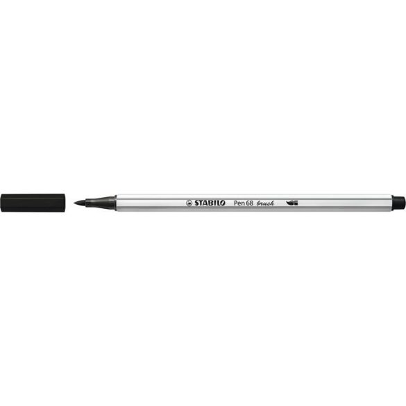 Ecsetirón, STABILO "Pen 68 brush", fekete