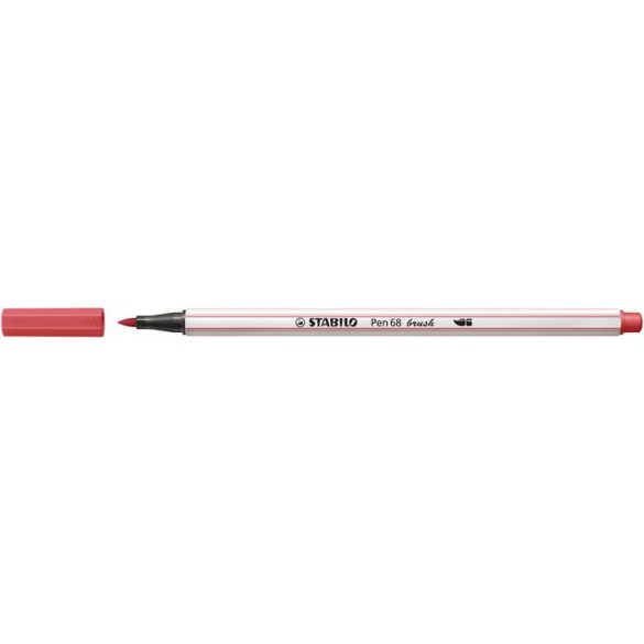 Ecsetirón, STABILO "Pen 68 brush", rozsdavörös