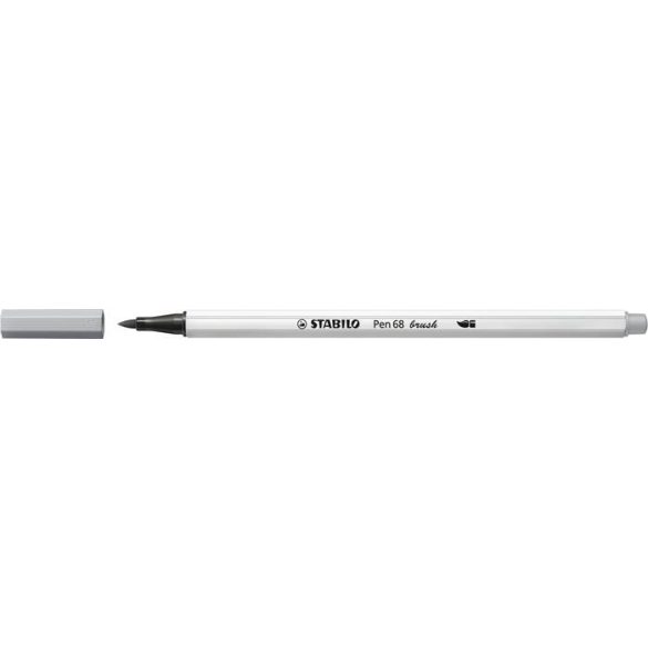 Ecsetirón, STABILO "Pen 68 brush", középszürke
