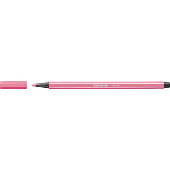 Rostirón, 1 mm, STABILO "Pen 68", halvány rózsaszín