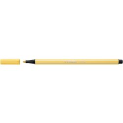 Rostirón, 1 mm, STABILO "Pen 68", világossárga