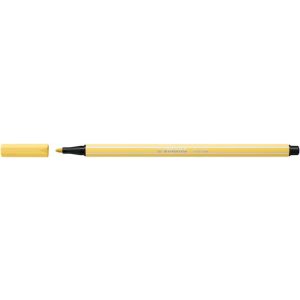 Rostirón, 1 mm, STABILO "Pen 68", világossárga