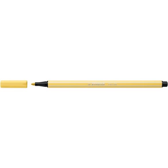 Rostirón, 1 mm, STABILO "Pen 68", világossárga